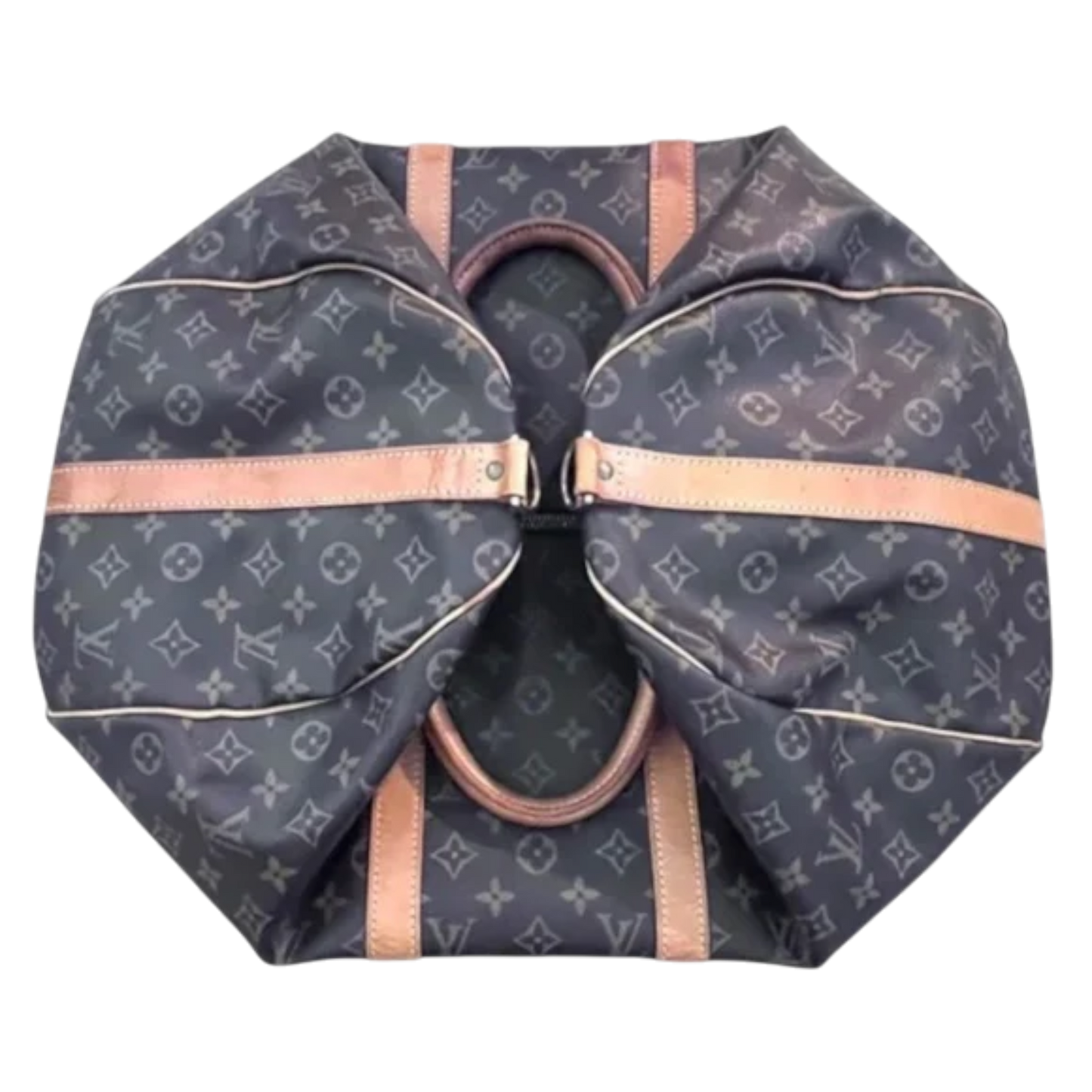 Louis Vuitton Keepall Bandolier 50 Monogram Canvas Leather Vintage
