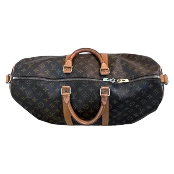 Louis Vuitton Keepall Bandolier 50 Monogram Canvas Leather Vintage