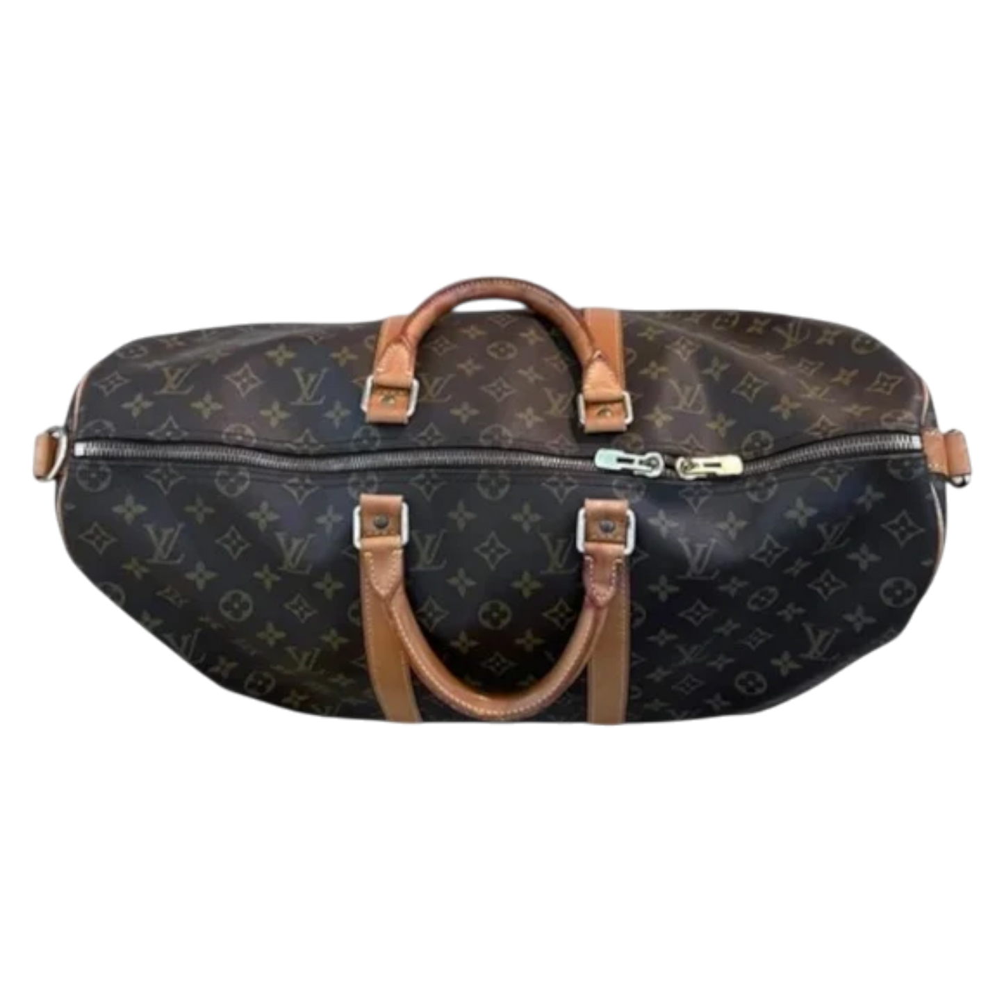 Louis Vuitton Keepall Bandolier 50 Monogram Canvas Leather Vintage