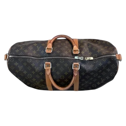 Louis Vuitton Keepall Bandolier 50 Monogram Canvas Leather Vintage