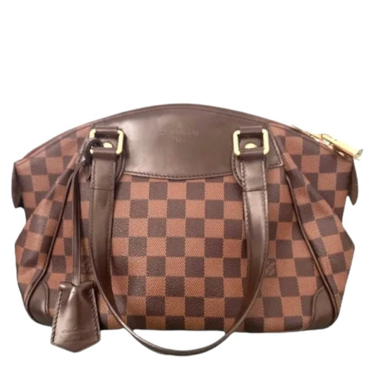 Louis Vuitton  Damier Ebene Verona PM Satchel Bag