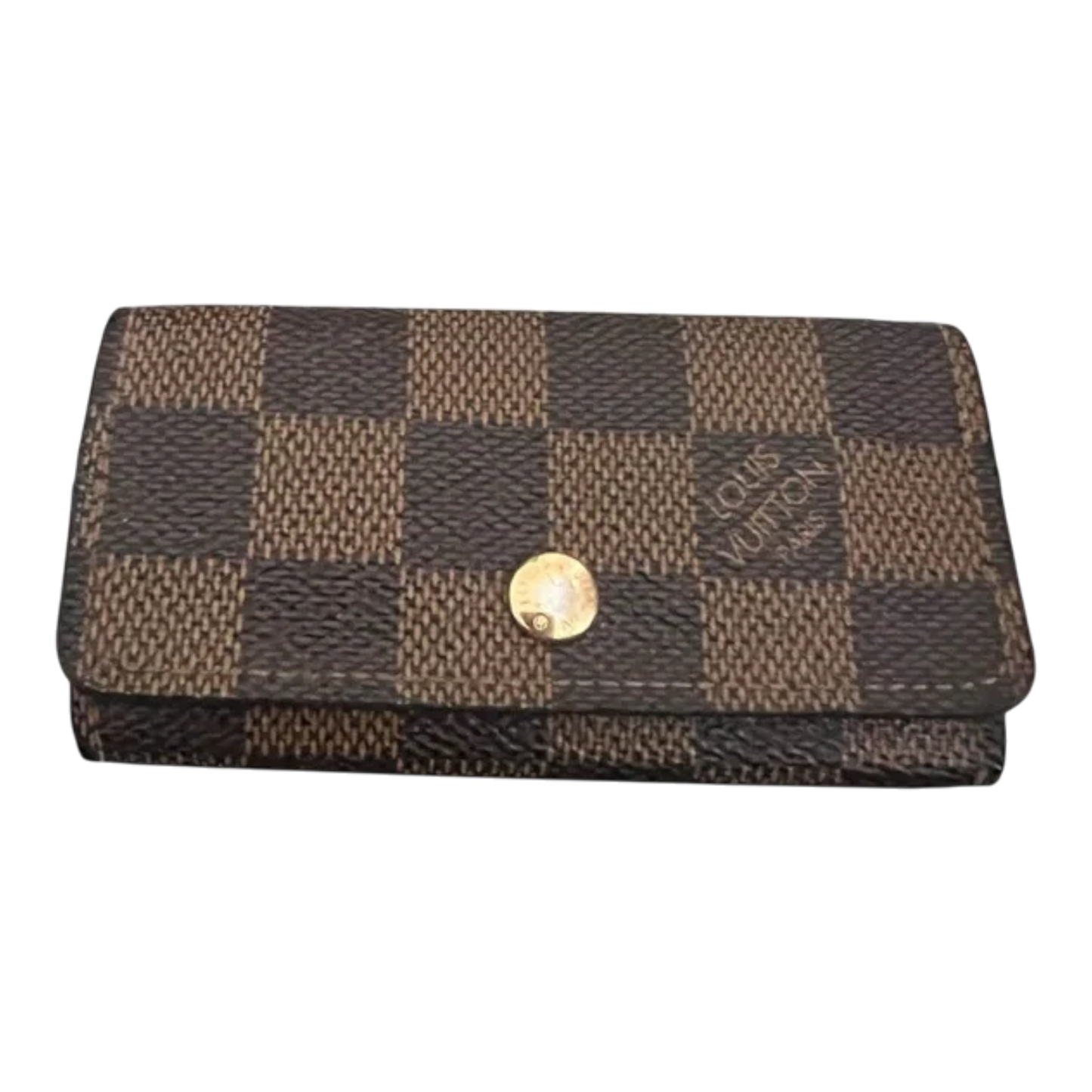 Louis Vuitton Damier Ebene Multicles 4 Ring Key Case