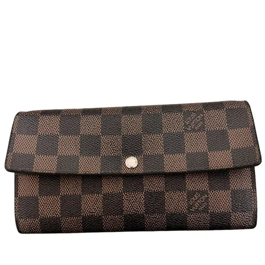 LOUIS VUITTON Damier Ebene Porte Monnaie Wallet