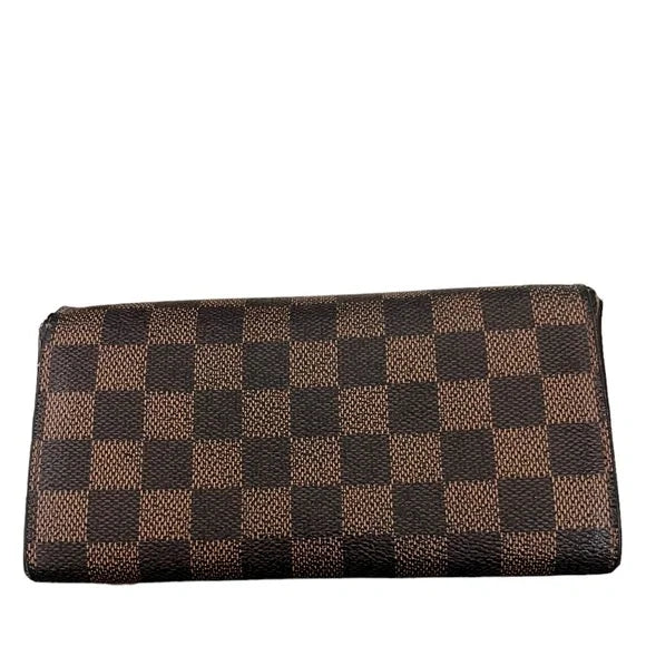 LOUIS VUITTON Damier Ebene Porte Monnaie Wallet