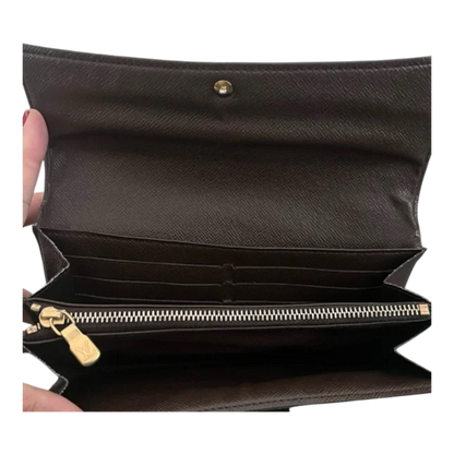 LOUIS VUITTON Damier Ebene Porte Monnaie Wallet