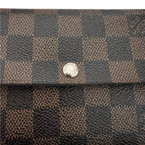 LOUIS VUITTON Damier Ebene Porte Monnaie Wallet